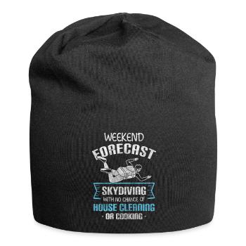 Parachute Extreme Sports Flying - Jersey Beanie - black - Front