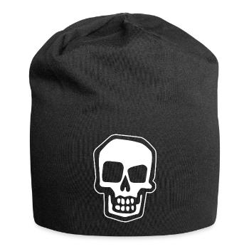 Skeleton Costume Bones Halloween Horror - Jersey Beanie - black - Front