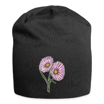 Pâquerette - Bonnet en jersey - noir - Devant
