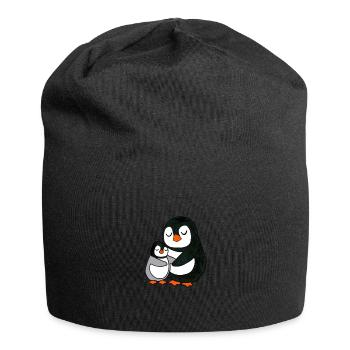 Pinguin United - Jersey-Beanie - Schwarz - Vorne