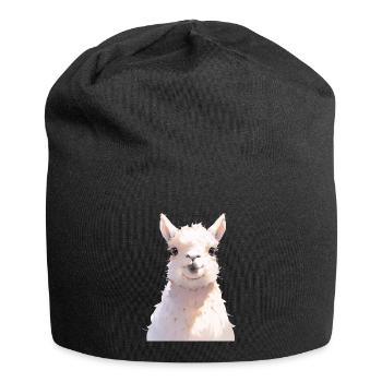 Lama - Jersey Beanie - black - Front