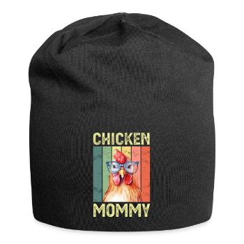 Chicken Chickens - Jersey Beanie - black - Front