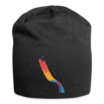 Bergsteiger - Jersey-Beanie - Schwarz - Vorne