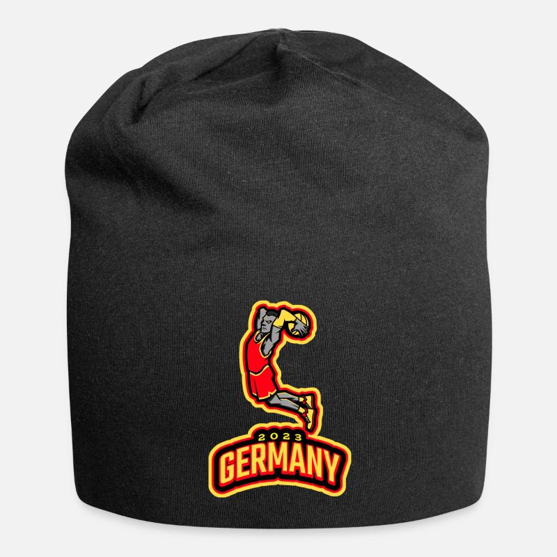 Basketball Tshirt World Champion Gift 2023 Dunk - Jersey Beanie - black