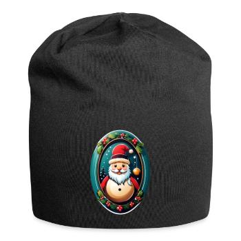 Santa Claus - Jersey Beanie - black - Front
