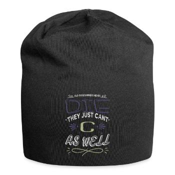 Cadeau Gamer Glitch Analyst Crypter le code de piratage - Bonnet en jersey - noir - Devant