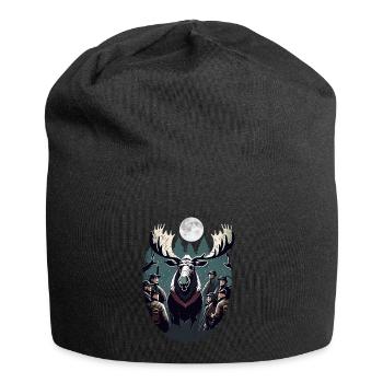 Le Roi de l’orignal - Bonnet en jersey - noir - Devant