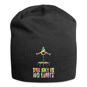 The Sky is No Limit Trampolin - Jersey-Beanie - Schwarz - Vorne