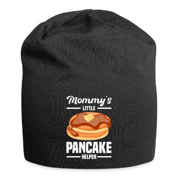 Pfannkuchen - Jersey-Beanie - Schwarz - Vorne