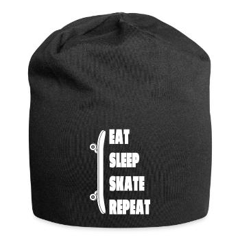 Skateboard Skate Skateboard Skater Skater Fan de skate - Bonnet en jersey - noir - Devant