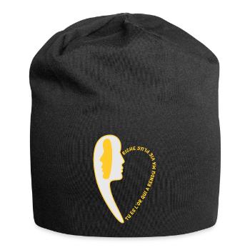 Vie plus riche 2 - Bonnet en jersey - noir - Devant