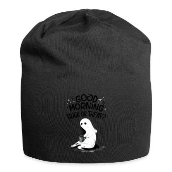 Süßes Gespenst - Bonjour Trick or Treat - Bonnet en jersey - noir - Devant