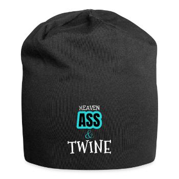 Heaven Ass & Twine - Jersey-Beanie - Schwarz - Vorne