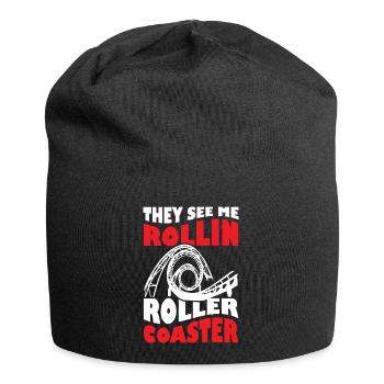 They See Me Rollin Roller Coaster - Jersey-Beanie - Schwarz - Vorne