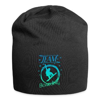 boarden boarding - Jersey-Beanie - Schwarz - Vorne