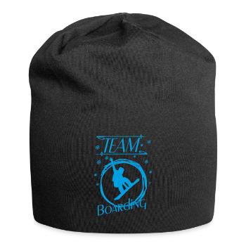 Snowboard Boarding Snowboarding - Jersey-Beanie - Schwarz - Vorne