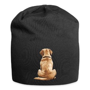 Labrador Retriever - Bonnet en jersey - noir - Devant