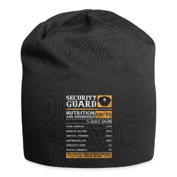 Safety Protection Sarcasm Night Shift - Jersey Beanie - black - Front
