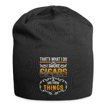 Tabac Cigare Cant Drogue - Bonnet en jersey - noir - Devant