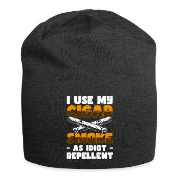Rauchen Kippe Cool - Jersey-Beanie - Anthrazit - Vorne