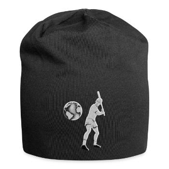 Entre Réalité et Imaginaire : Le Baseball Terrest - Bonnet en jersey - noir - Devant