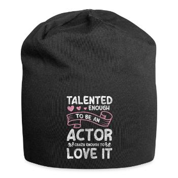 Actress Stage Play Technician - Jersey Beanie - black - Front