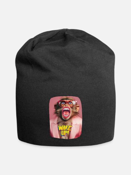Appel de réveil - Bonnet en jersey - noir