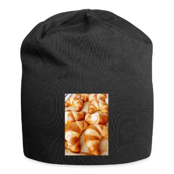 Croissants - Bonnet en jersey - noir - Devant