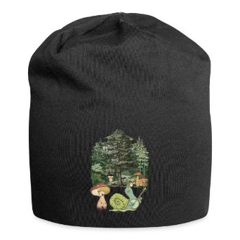 Enfant Escargot Habitant De La Forêt Musique Enfant - Bonnet en jersey - noir - Devant