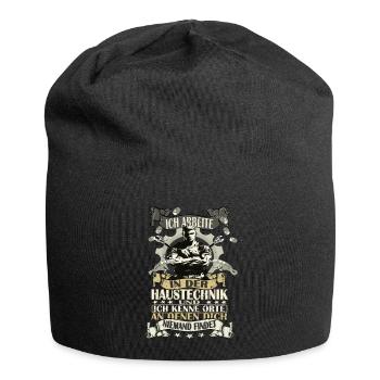 ICH KENNE ORTE AN DENEN DICH NIEMAND FINDET - Jersey-Beanie - Schwarz - Vorne