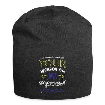 C Sharp Programmation Cadeau Cadeau Docteur - Bonnet en jersey - charbon - Devant