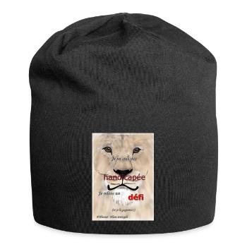 Female disability - Jersey Beanie - black - Front