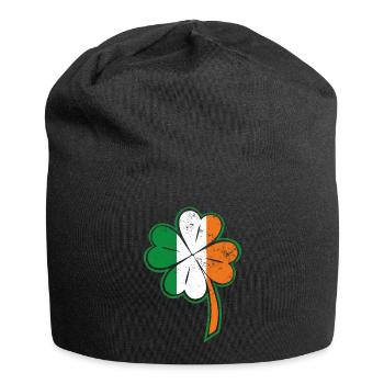 Trèfle Irlande Irlandais - Bonnet en jersey - noir - Devant