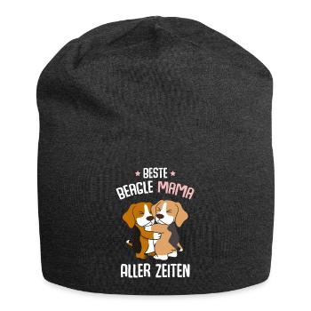 Meilleure maman beagle - Bonnet en jersey - charbon - Devant