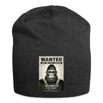 Bigfoot mugshot - Jersey Beanie - charcoal grey - Front