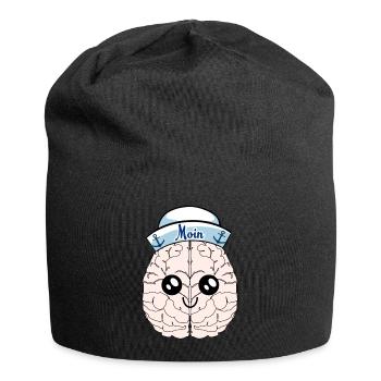 Cerveau marin marin marin cerveau marin - Bonnet en jersey - noir - Devant