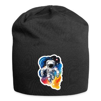 Aquarelle d’astronaute Aquarelle - Bonnet en jersey - noir - Devant