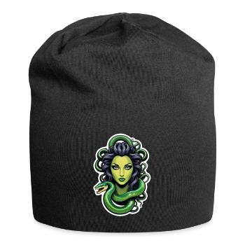 medusa mythologie grecque monstre - Bonnet en jersey - noir - Devant