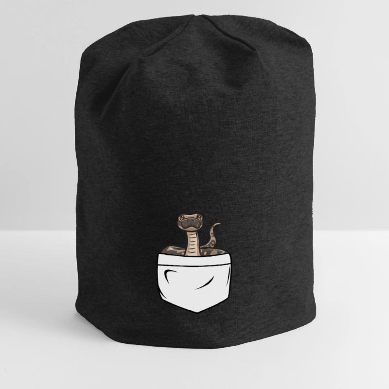 Ball Python Schlange Königspython Jersey-Beanie