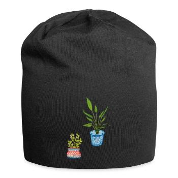 Potted Plants - Jersey Beanie - black - Front