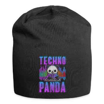 Rave Minimal Jumpstyle - Bonnet en jersey - noir - Devant