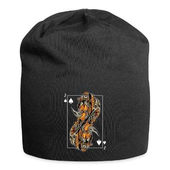 Jeu de cartes Rhino Steampunk Spades Jack Poker - Bonnet en jersey - noir - Devant
