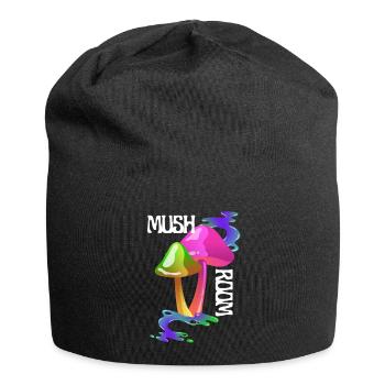 Festival des champignons Goa Rave - Bonnet en jersey - noir - Devant