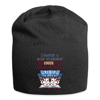 Clever cats - Jersey Beanie - black - Front