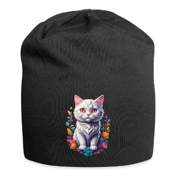 Chaton - Bonnet en jersey - noir - Devant