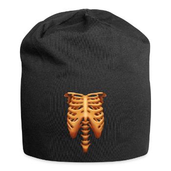 Halloween and Skeleton Costume - Jersey Beanie - black - Front