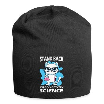 Résignation - J’essaie la science - Bonnet en jersey - noir - Devant