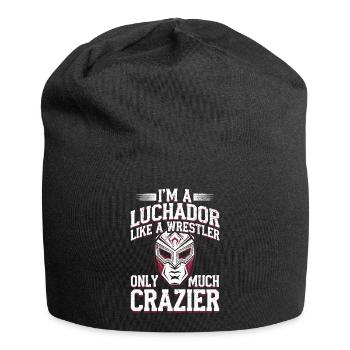Wrestling Lucha Libre - Maskierte Legende - Jersey-Beanie - Schwarz - Vorne