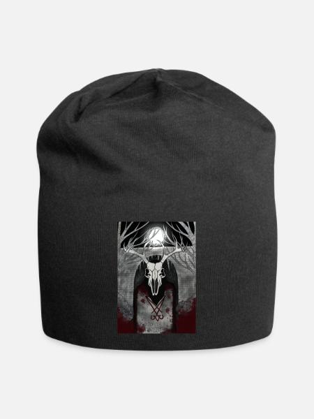 Kult des Waldes - Jersey-Beanie - Schwarz