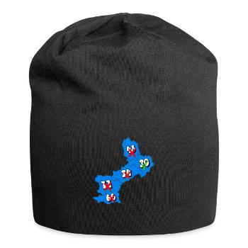 Languedoc Roussillon Region - Jersey-Beanie - Schwarz - Vorne